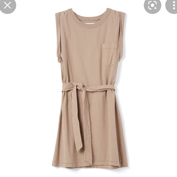 Citizens of Humanity small tan shift dress - Picture 1 of 3